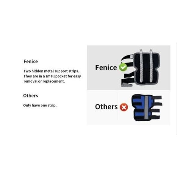 Dog Rear Leg Knee Braces - Pair - Hock Joint Wrap Support Injuries Size Medium - Picture 8 of 10